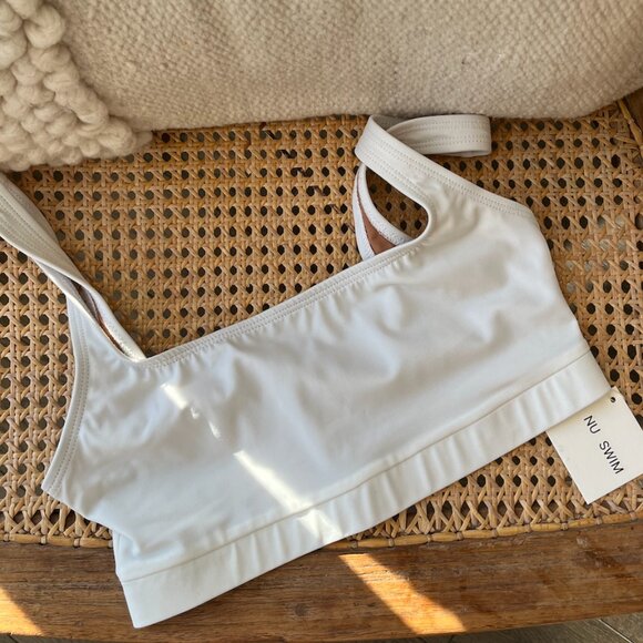 BNWT Nu Swim Cosmo Swim Top in Zinc - Picture 1 of 4
